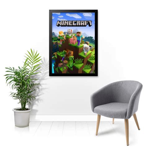 Quadro E Poster Minecraft Quadrorama