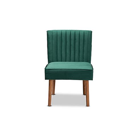 Buy Baxton Studio Alvis Mid Century Modern Emerald Green Velvet