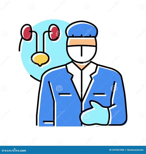 Nephrologist Illustration With Cardiologist, Proctologist And Treat