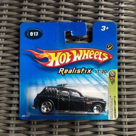 Jual Hot Wheels Cockney Cab II Realistix 2005 First Editions Short Card Shopee Indonesia