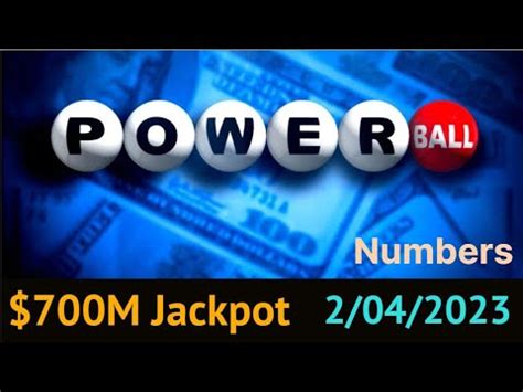 Powerball Winner Numbers 4 February 2023. Today Powerball Drawing Result Saturday Night 2/04 ...