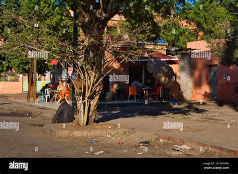 marrakech   dirty side stock photo alamy