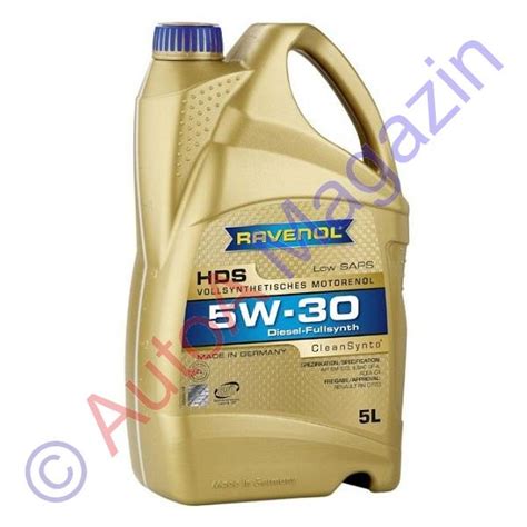 Ulei motor Ravenol HDS 5W30 5L Uleiuri auto si aditivi | AutoA Magazin
