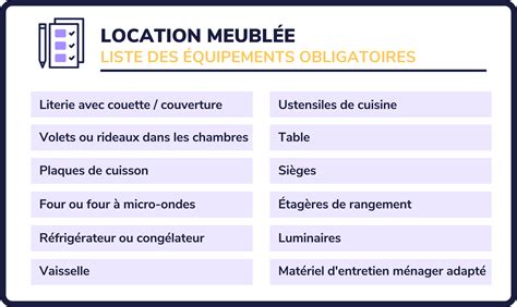 Location meublée : la liste des équipements obligatoires en 2024