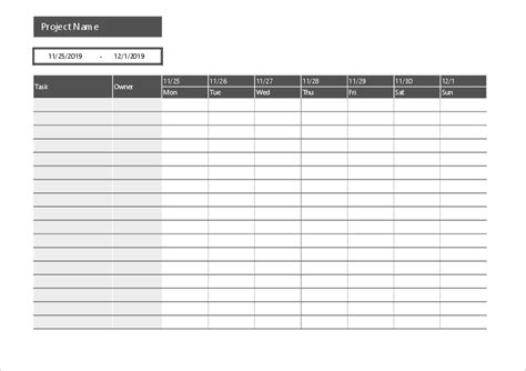 simple gantt chart template  excel