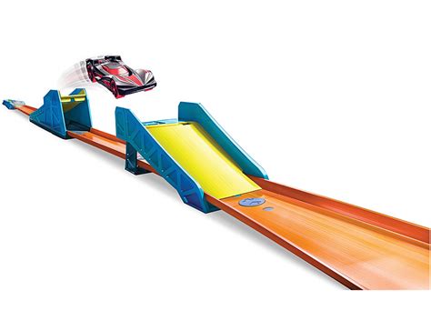 Hot Wheels Track Builder Unlimited Builder Weitsprung Set Rennbahn Schienen
