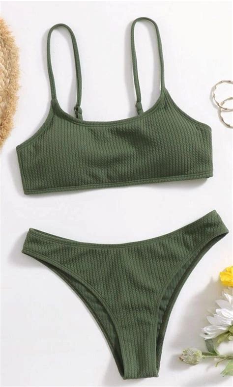 Brand New Textured High Cut Bikini Swimsuit Women S Fashion Swimwear Bikinis Swimsuits On