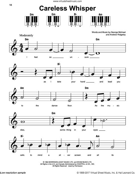 Careless Whisper Piano 3