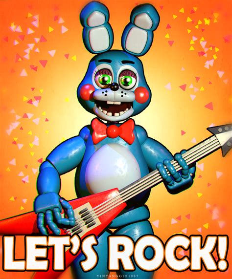 C4dfnaf2postertoy Bonnie Poster V2 By Yinyanggio1987 On Deviantart