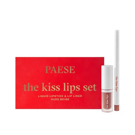 Paese The Kiss Lips Set Nude Beige Italia