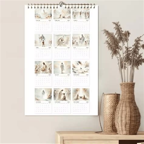 2025 Christian Bible Stories Wall Calendar Monthly Bible Wall Calendar