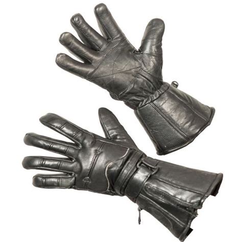 Buy Vulcan Leather Zip-Off Motorcycle Gauntlet Gloves in Northampton, Northamptonshire, United ...