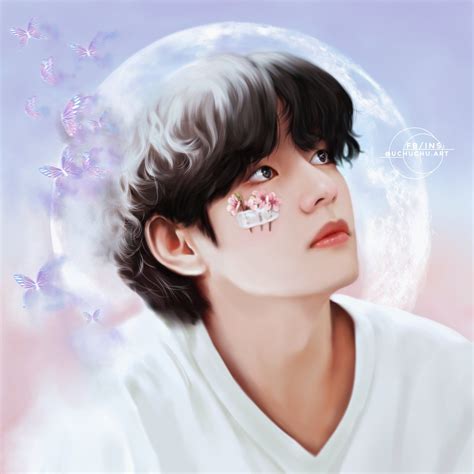 Uchuchu Art On Twitter Bts Fanart Bts Taehyung Fan Art