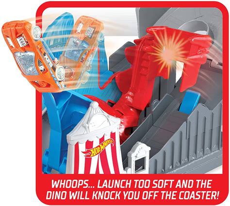 TOR HOT WHEELS ZESTAW DINOZAUR MATTEL PĘTLA GBF Ulubiony bohater Hot wheels Zabawki Tory