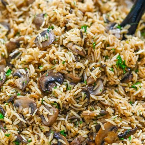 Rice with Mushrooms | COOKTORIA