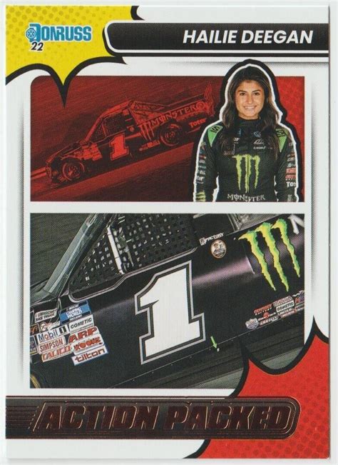 Donruss Nascar Action Packed Hailie Deegan Ebay