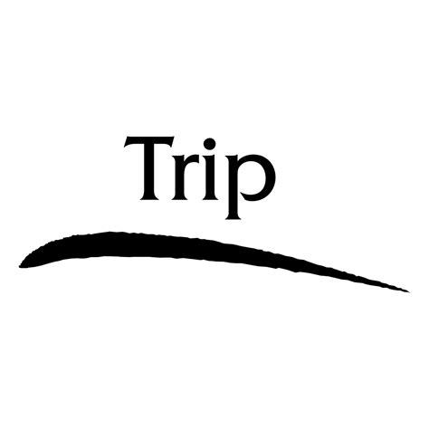 Trip Logo Black And White Brands Logos