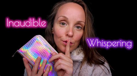 Asmr Inaudible Whispering Triggers Tapping Lid Sounds Glass