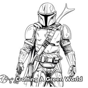 The Mandalorian Coloring Pages - Free & Printable!