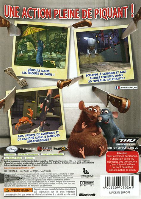 Disneypixar Ratatouille Box Shot For Xbox Gamefaqs