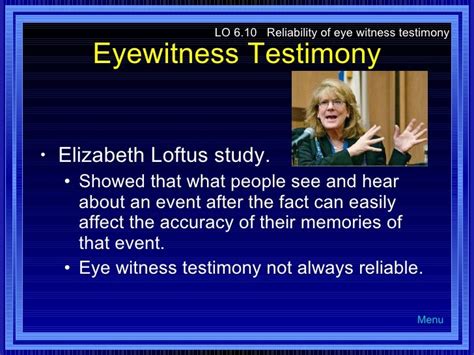 Elizabeth Loftus False Memory Ted Talk