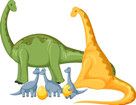 Dinosaurs Clipart Apatosaurus Dinosaur Cartoon Style Classroom Clipart