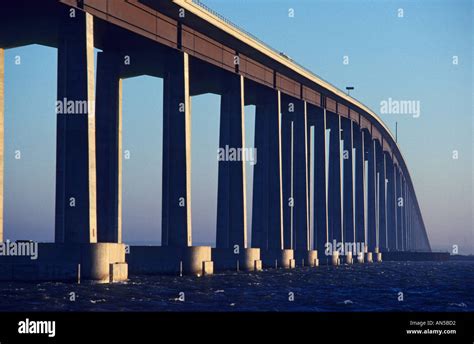 California Antioch Bridge over San Joaquin River Stock Photo - Alamy