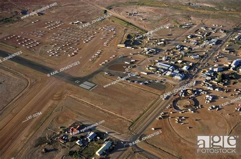 aerial view  birdsville queensland australia stock photo picture