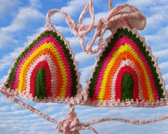 Crochet Bikini Top Etsy