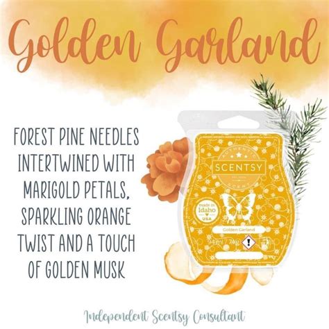 An Advertisement For Golden Gourmets With Pine Needles And Intertwined