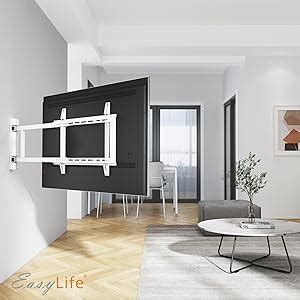 Easylife Support Tv Mural Support Pivotant Lectriquement Jusqu