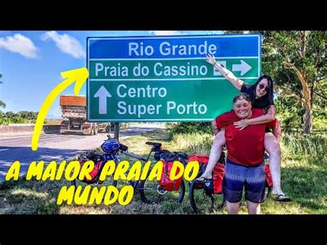 Uruguai De Bicicleta EP02 Visitamos A MAIOR PRAIA DO MUNDO Em