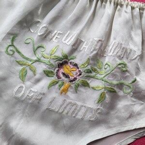 1940s WWII Souvenir Lingerie Set Sweet Sour Off Limits Bra And Panty Set Etsy