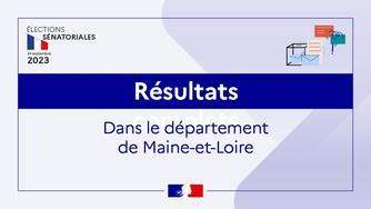 Sénatoriales 2023 résultats des élections en Maine et Loire