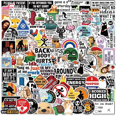 pcs prank meme stickers  children teens girls boyscute style