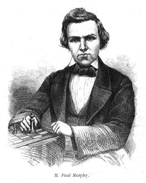 チェス棋士、ポール・モーフィー（Paul Morphy）1837-1884 の生涯と棋譜