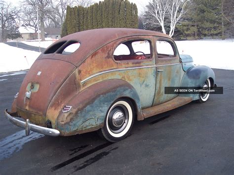 1940 Ford 2 Door Sedan Deluxe Hot Rod Rat Scta