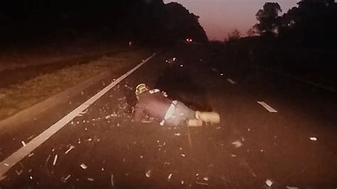 Surrey Moment Drunk Driver Hits Motorcyclist At 84mph On A3 Uk News