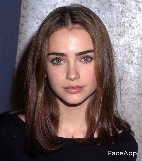 Natalie Portman X Lily Collins Face Claim Brunette Green Eyes Brown Hair Green Eyes Teen