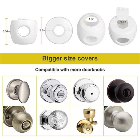 Door Knob Safety Cover for Kids Child Proof Door Knob Covers Baby