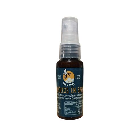 Propóleo Spray Adultos 100 Natural 30cc Sol y Miel Agro Newen