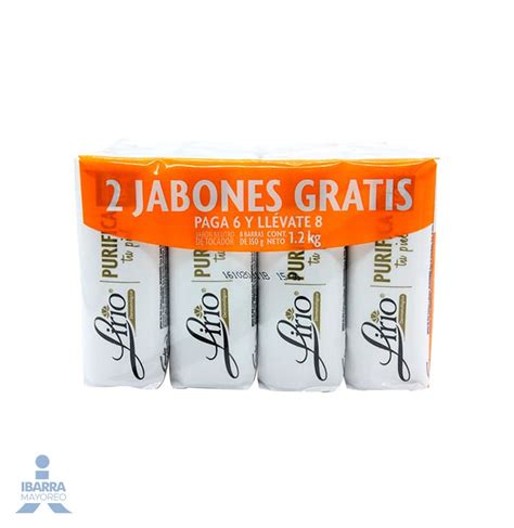 Jabon De Tocador Lirio Dermatologico 8150 G Ibarra Mayoreo