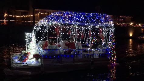 Dobson Ranch Yacht Club Lighted Boat Parade Youtube