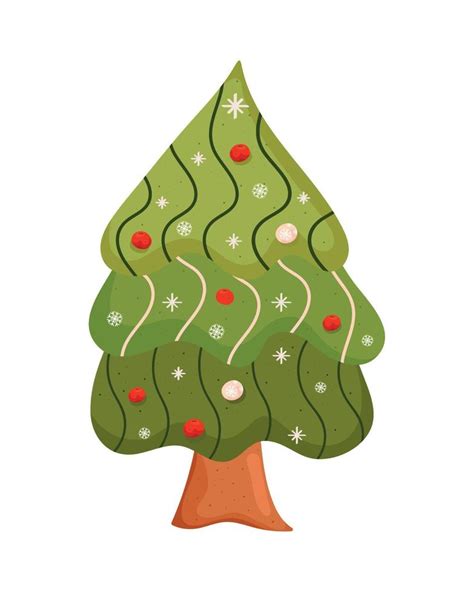 christmas pine tree 14482404 Vector Art at Vecteezy