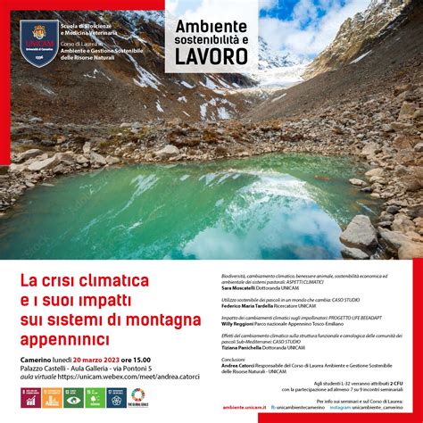LA CRISI CLIMATICA E I SUOI IMPATTI SUI SISTEMI DI MONTAGNA APPENNINICI