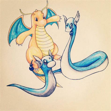 Dratini Dragonair Dragonite Wallpapers Top Free Dratini Dragonair
