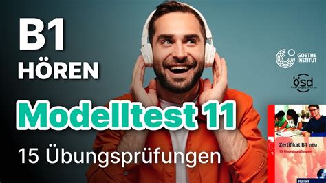 Modelltest 11 Hören mit Lösungen 15 Übungsprüfungen B1 Zertifikat