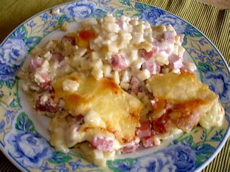 Recette De Gratin De Crozets Au Jambon Et Fromage Raclette