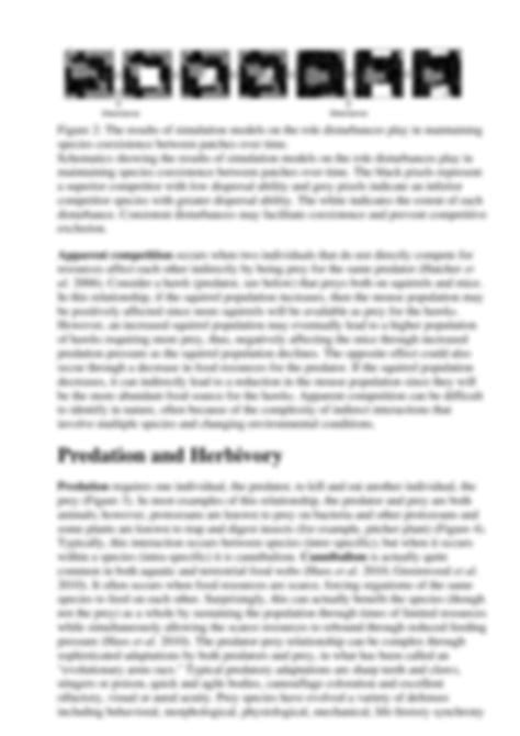 Solution Species Interactions And Competition Studypool
