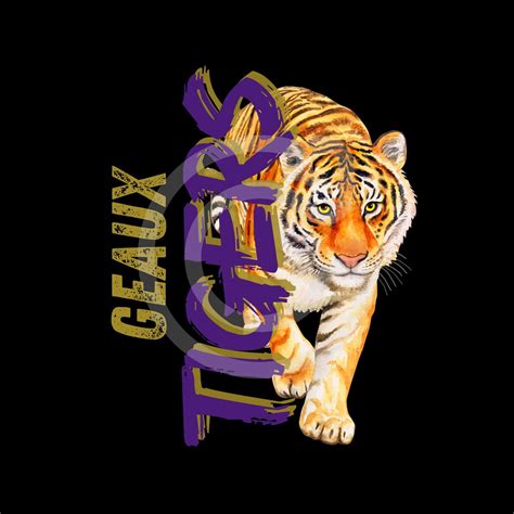 Lsu Geaux Tigers Png Etsy